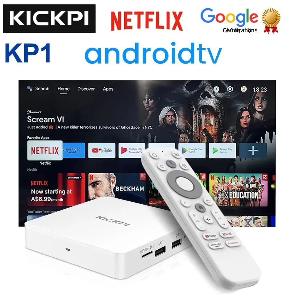 Hộp Giải Mã Truyền Hình KICKPI KP1 Android 12 4K Hỗ Trợ Wifi Bluetooth Điều Khiển Bằng Giọng Nói Chi