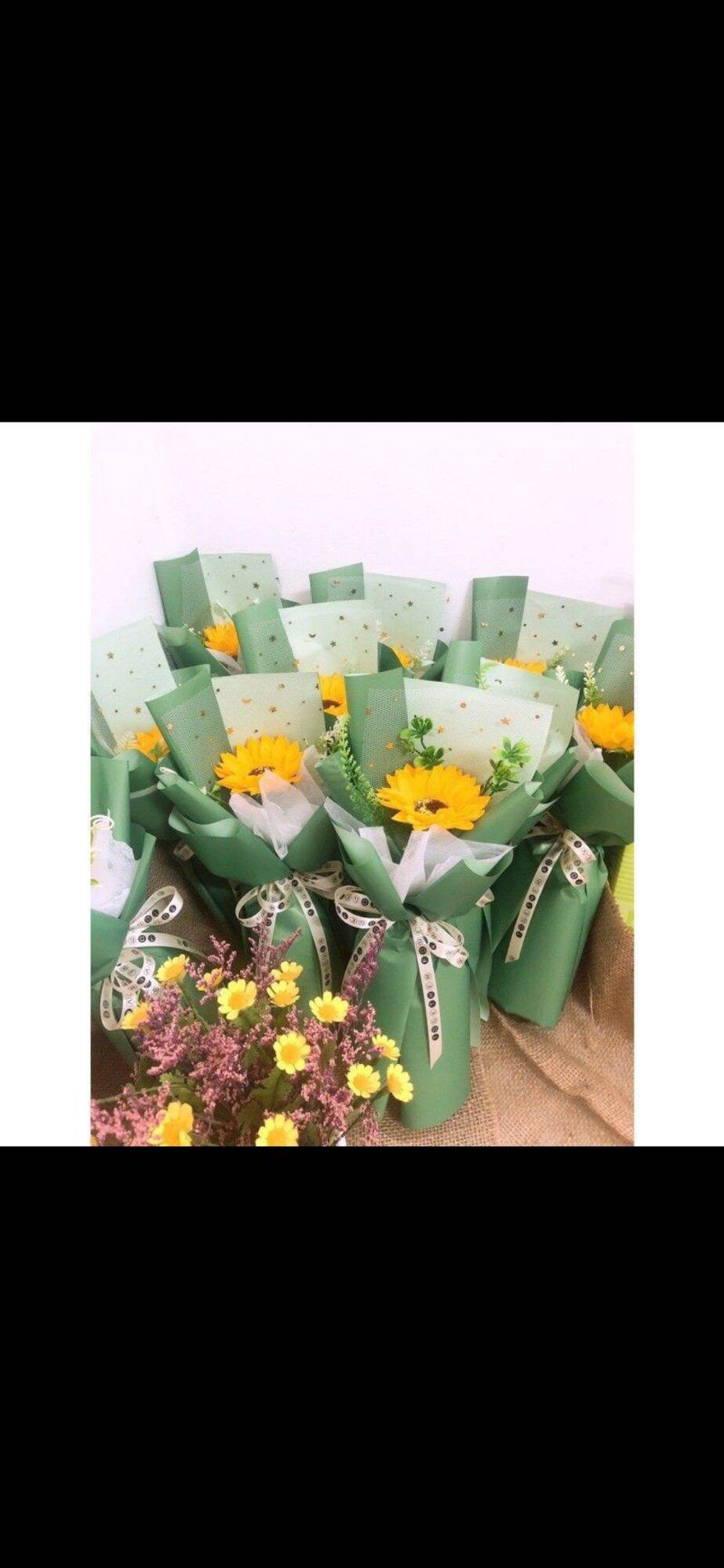 Bó sáp hướng dương 1 bông