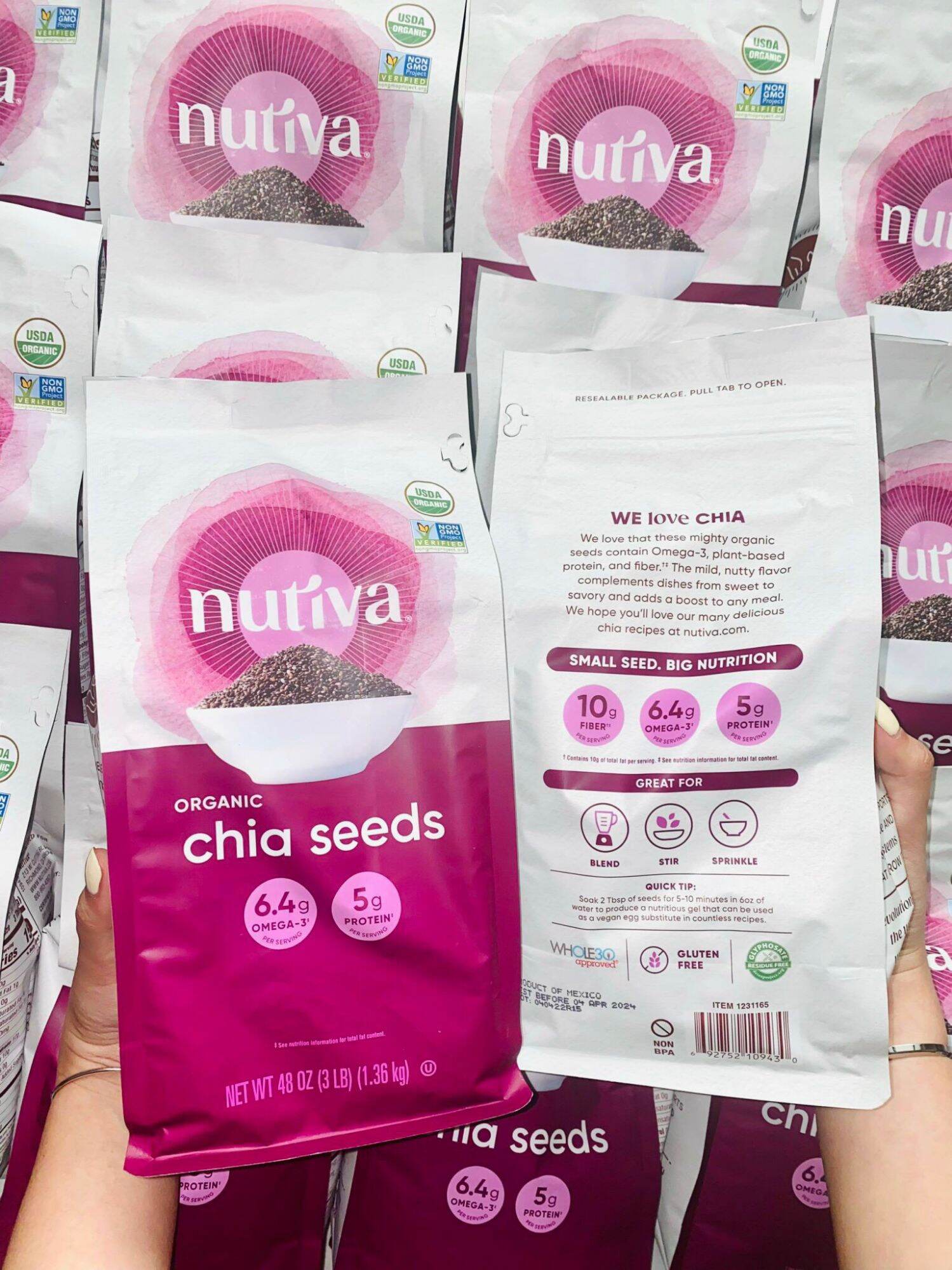 HẠT CHIA NUVITA HÀNG NHẬP MỸ date 2025