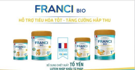 Sữa bột Franci BIO gold số 0+, 1+ 800g