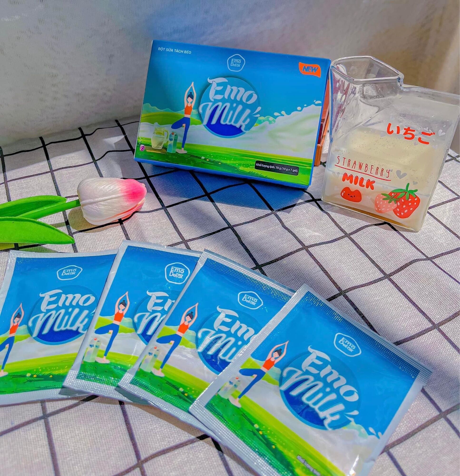 Sữa Bò Giảm Cân Emomilk Emodetox