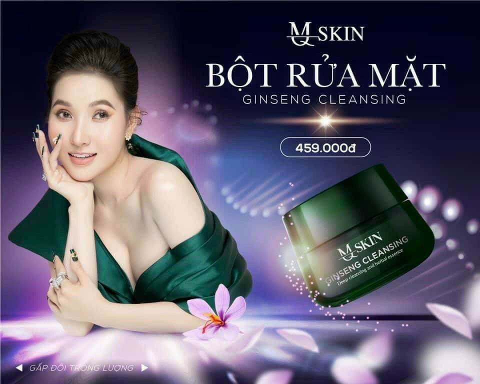 Bột rửa mặt nhân sâm MQ skin