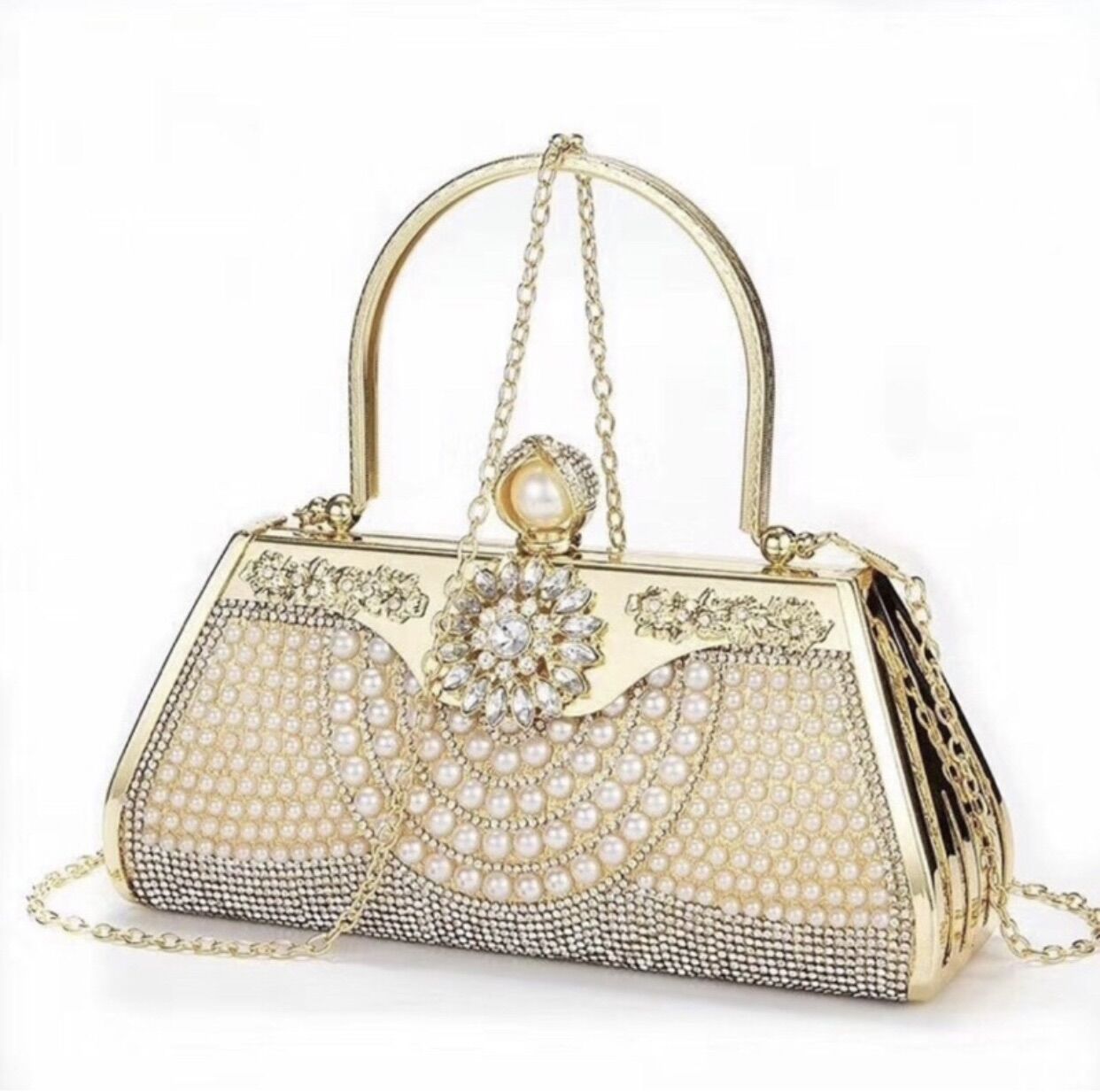 Clutch túi đính đá dự tiệc
