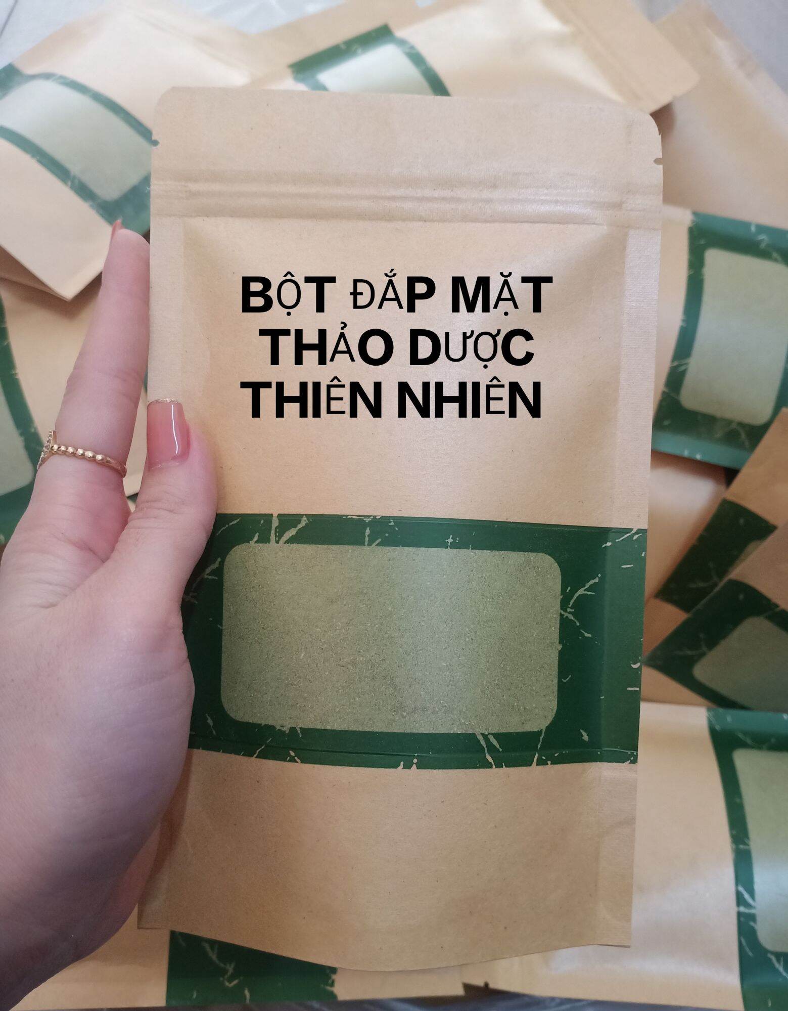 Bột đắp măt thảo dược thiên nhiên handmade