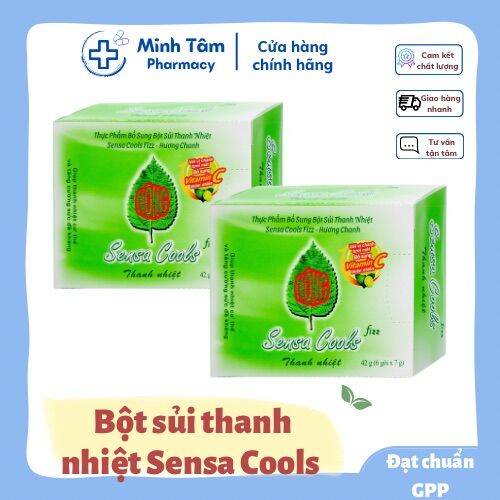 Bột sủi thanh nhiệt Sensa Cools
