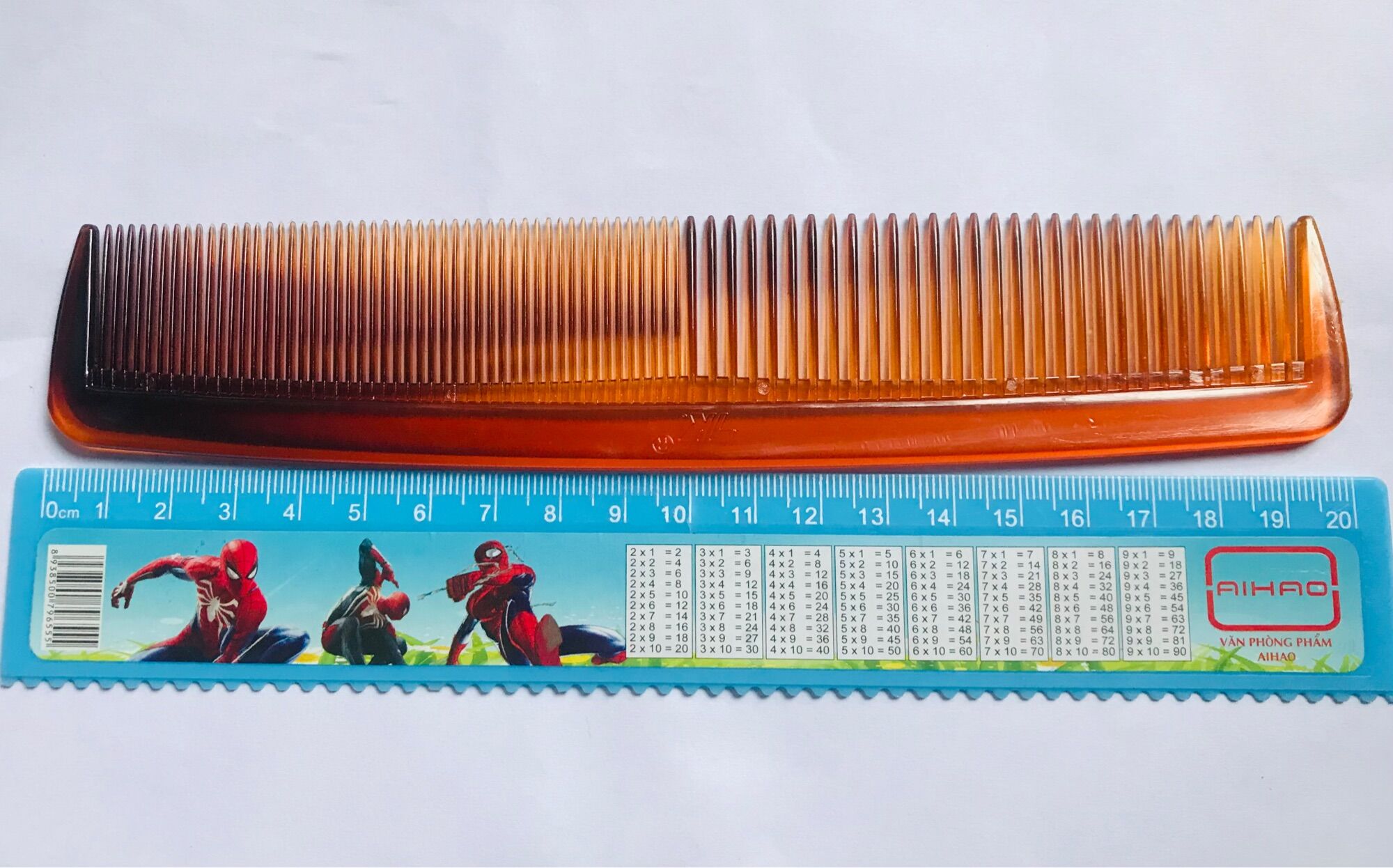 Set 10 Cái Lược Nâu Bóng Lớn, chắc chắn (Dài 20 cm, hình thật)