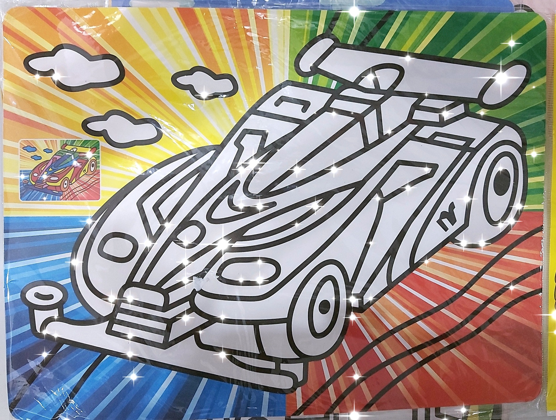 Tranh cát A4 + cát màu