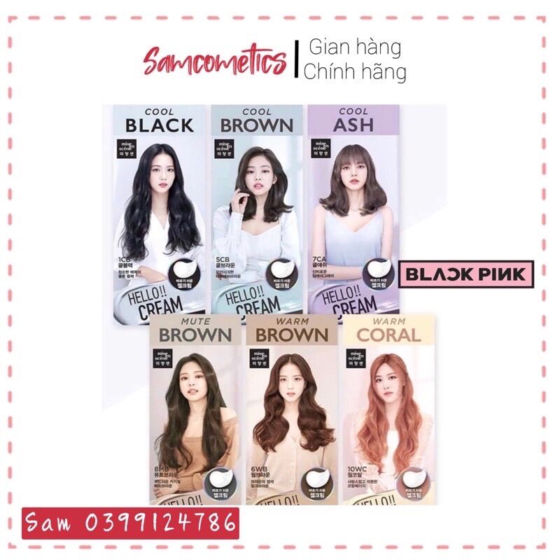 Thuốc nhuộm tóc hello cream mise en scene blackpink 125g