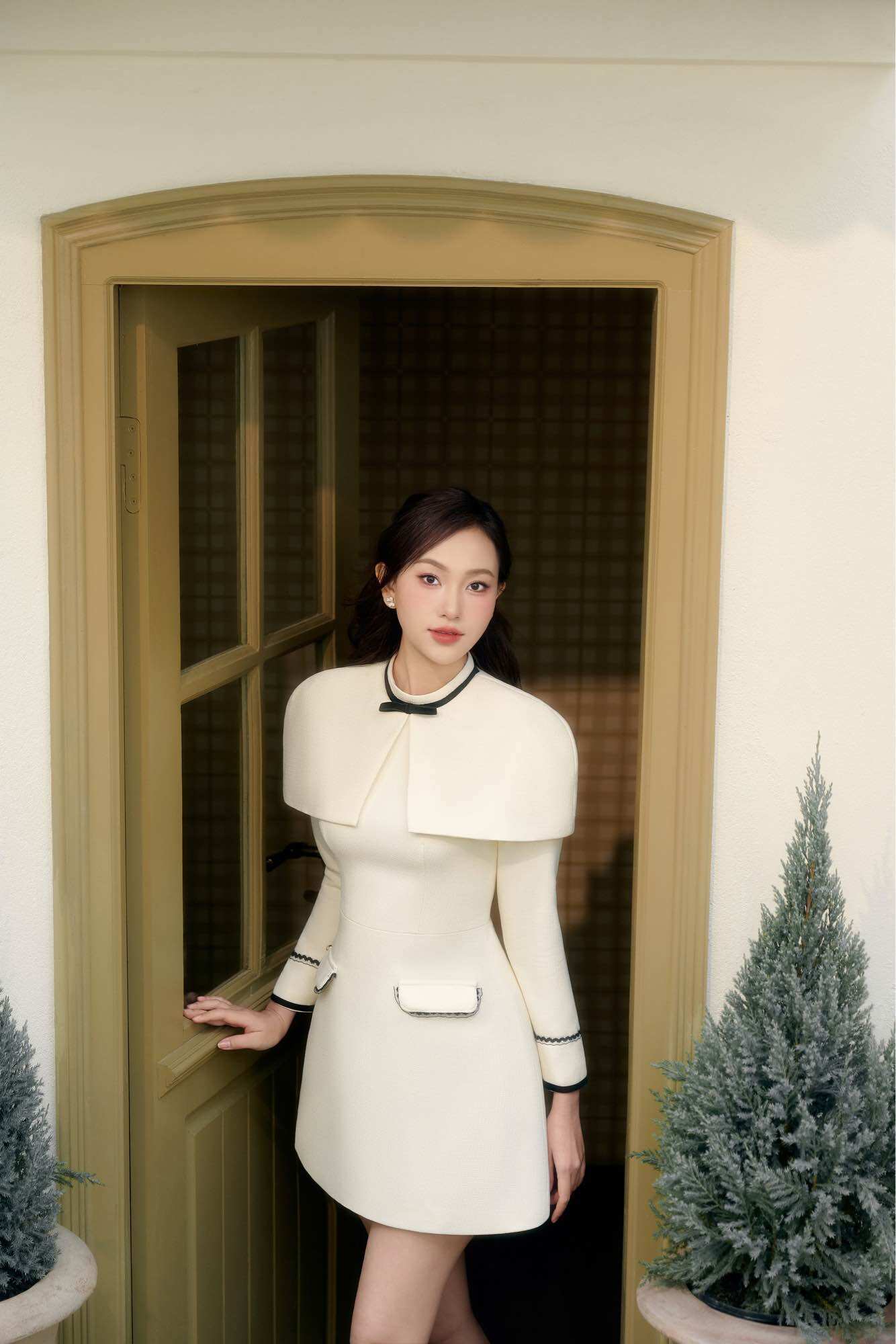 Céleste - váy dài tay eirlys dress