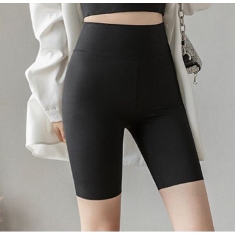 Quần legging đùi lửng ngố tập gym yoga nữ