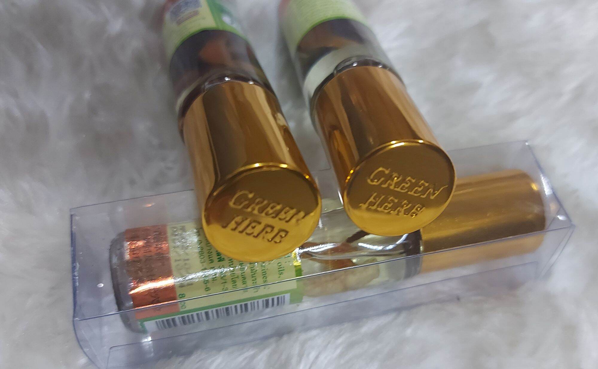Dầu lăn nhân sâm Green Herb 8ml - hàng nội địa Thái Lan ( hàng nóng, thơm chuẩn)