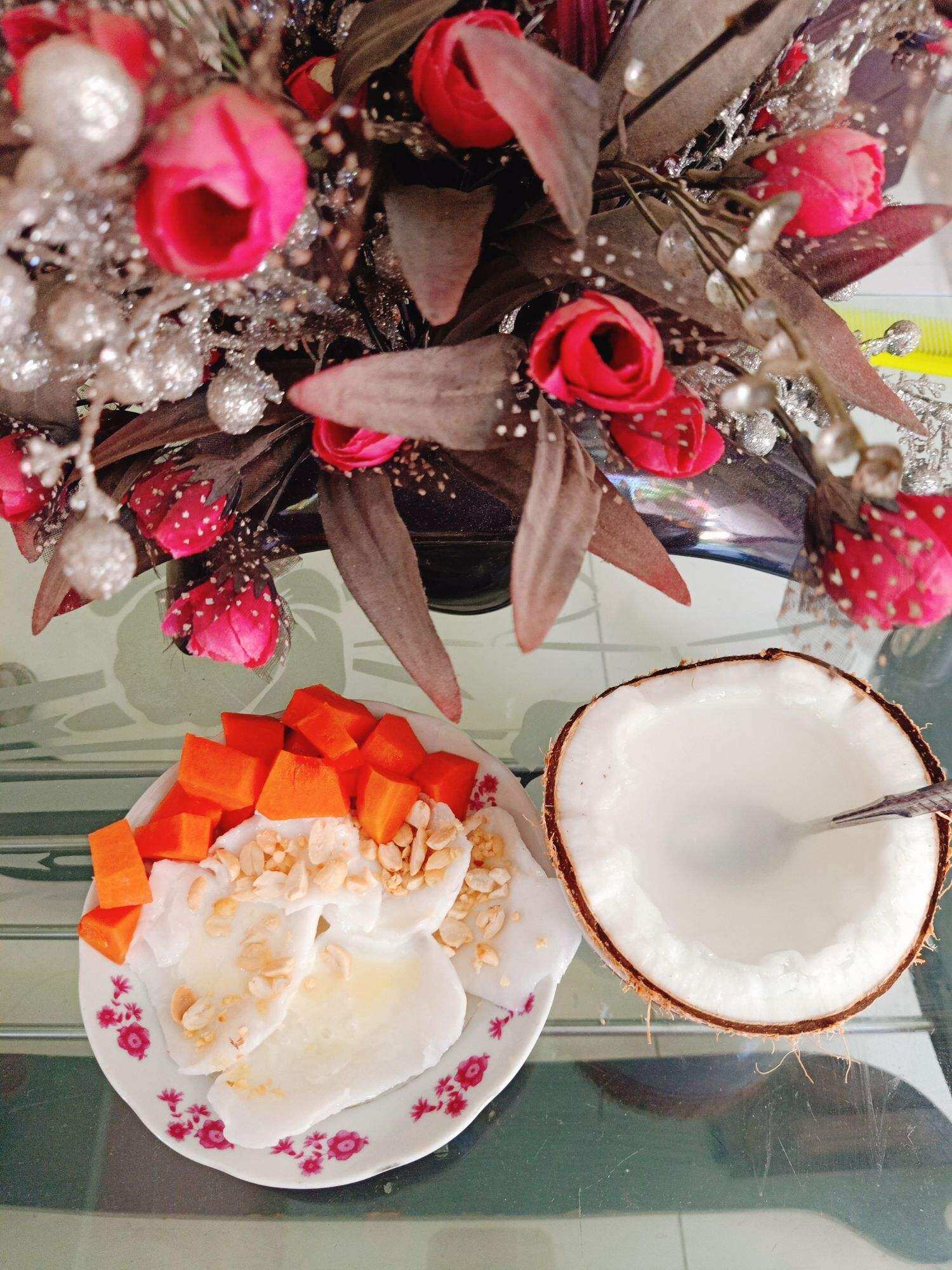 Dừa Sáp Đặc Sản Cầu Kè Trà Vinh Thơm Ngon ,Bổ Dưỡng ( trái hơn 1kí)💥 💥