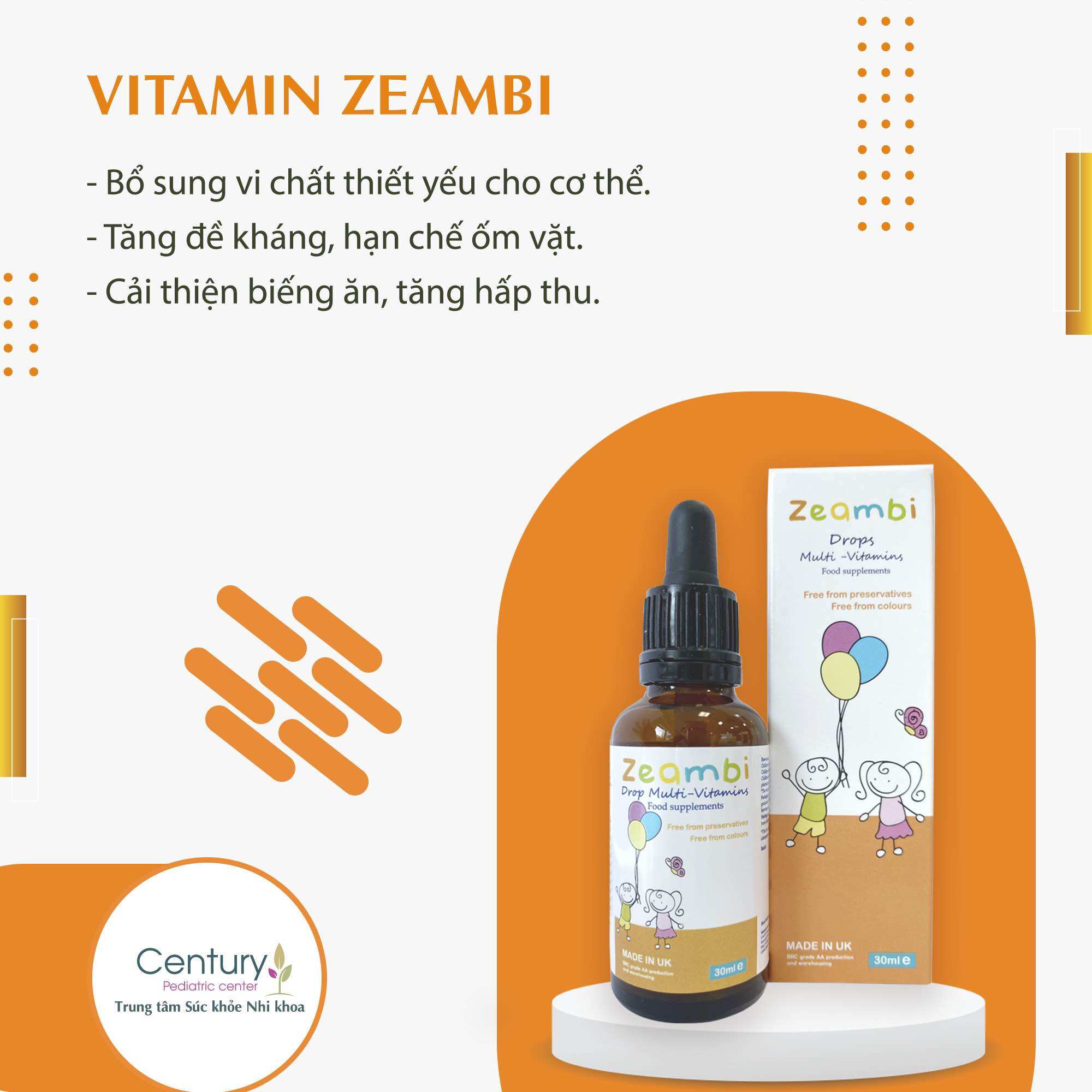 Vitamin Zeambi Cho Bé