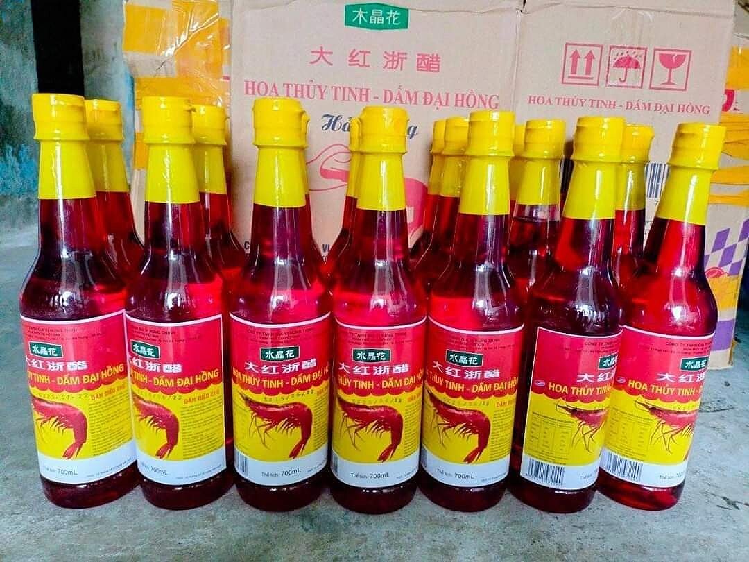 12 Chai Giấm Hồng (700ml/chai)