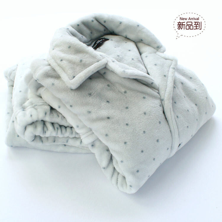 Bộ Đồ Ngủ Lông Cừu Dày Mùa Đông Cho Nam Và Nữ Bộ Đồ Ngủ Lông Cừu Đỏ Coral Quần Áo Mặc Nhà Quần Dài Tay Dài