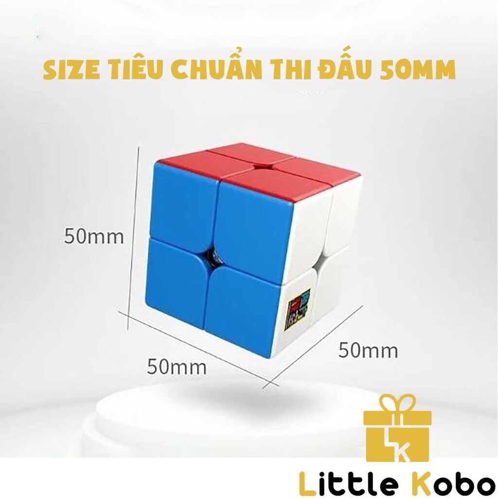 [HCM]Rubik 2x2 Stickerless MoYu MeiLong MFJS Rubik 2 Tầng