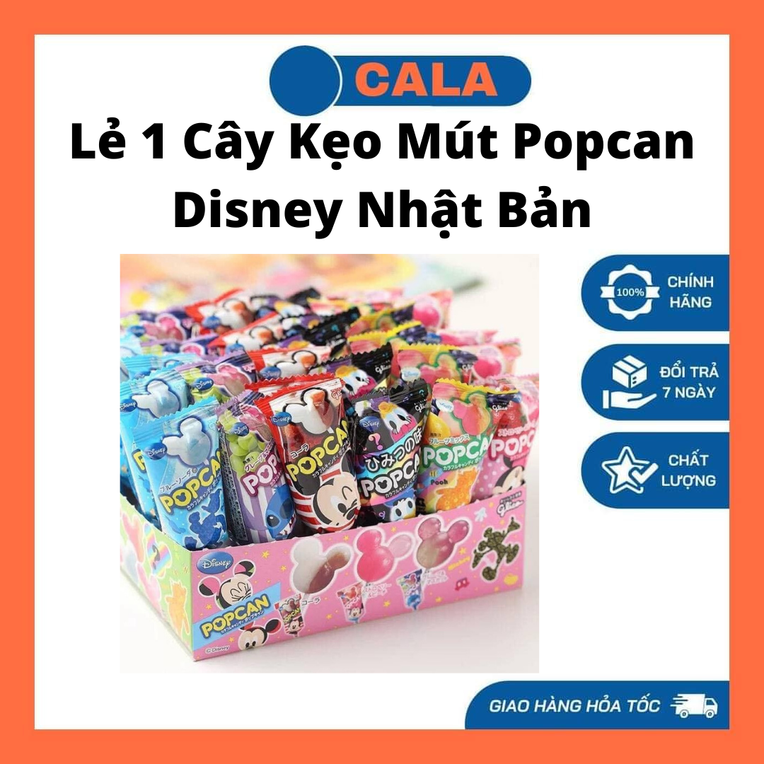 Kẹo Mút Popcan Disney Nhật Bản