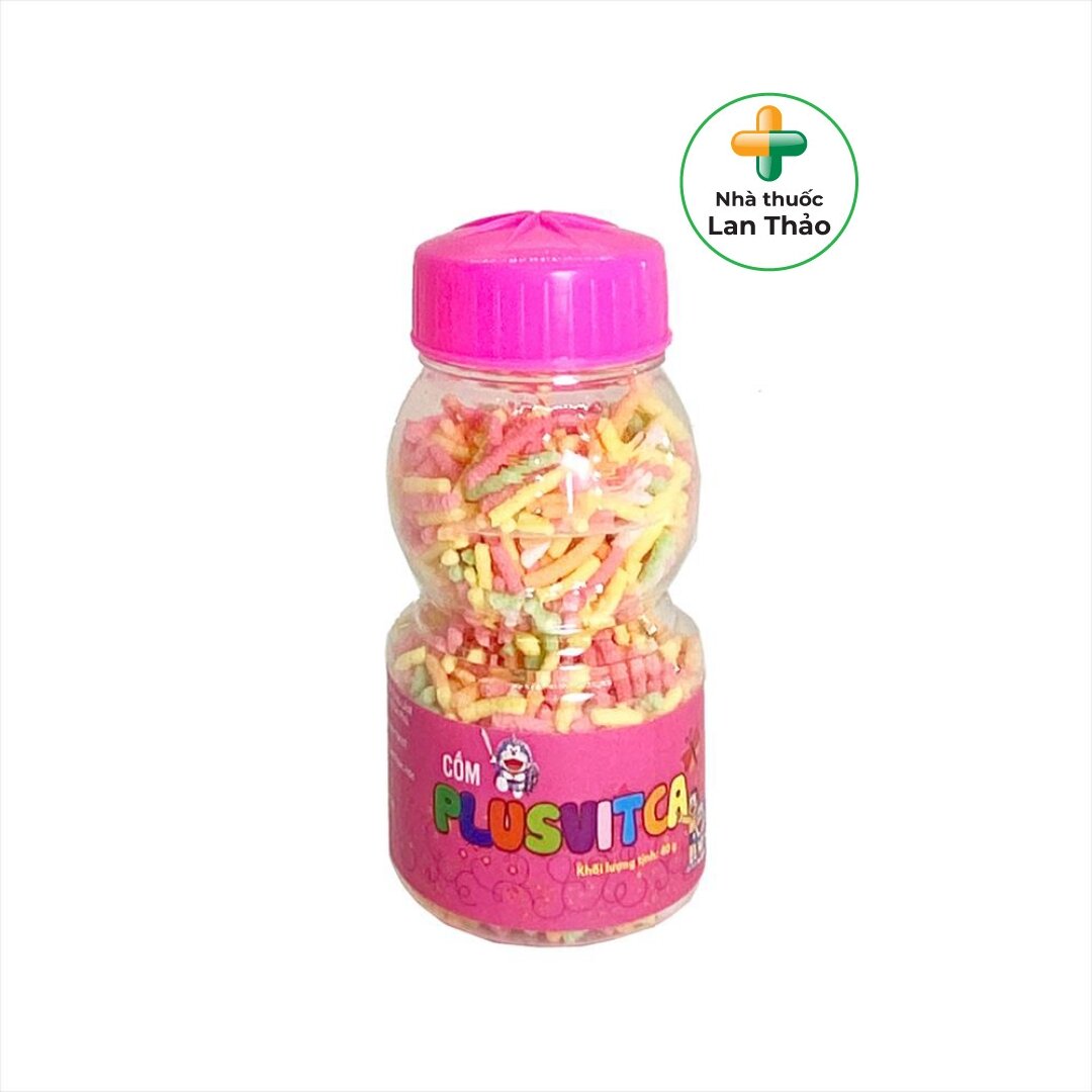 Cốm bổ vitamin cho bé plusvitca chai 40gr