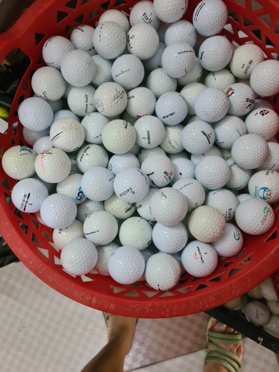 Bóng Golf Cũ Tổng Hợp Set 10 Quả