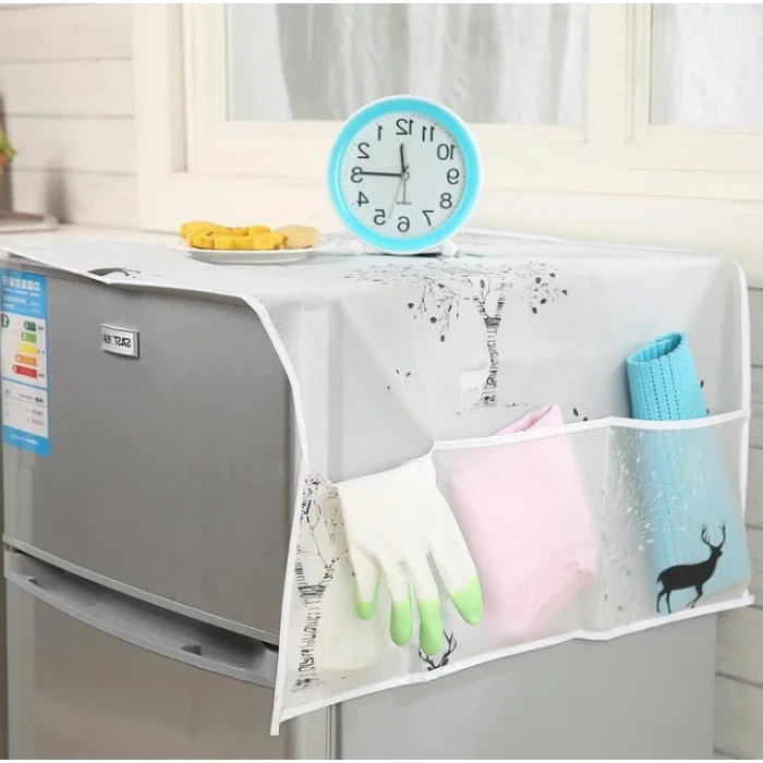 Tấm phủ bảo vệ tủ lạnh có túi chứa đồ
