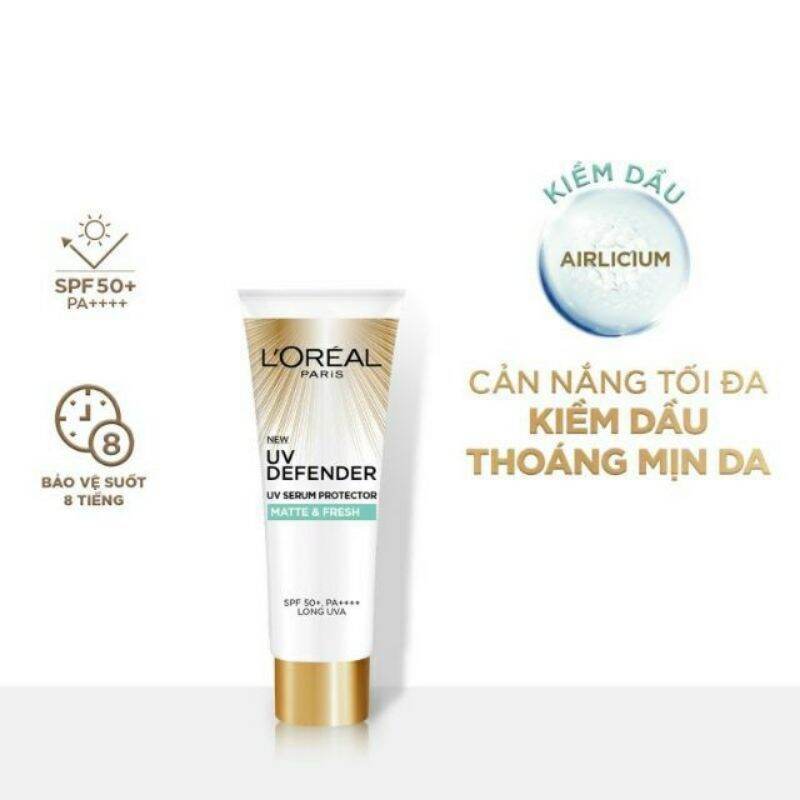 Kem chống nắng kiềm dầu Loreal UV Perfect Matte & Fresh