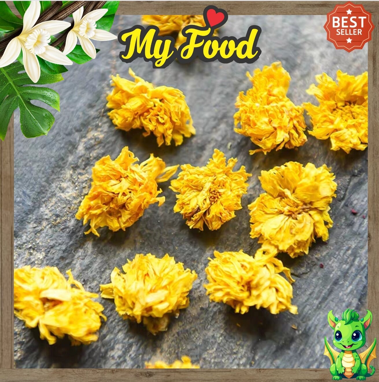 [Hcm]100G Dried Golden Chrysanthemum Flowers