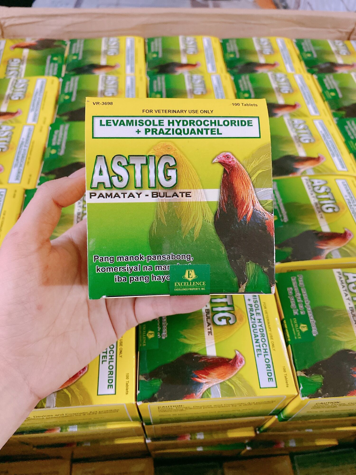 ASTIG - Xổ giun xổ lãi cho gà