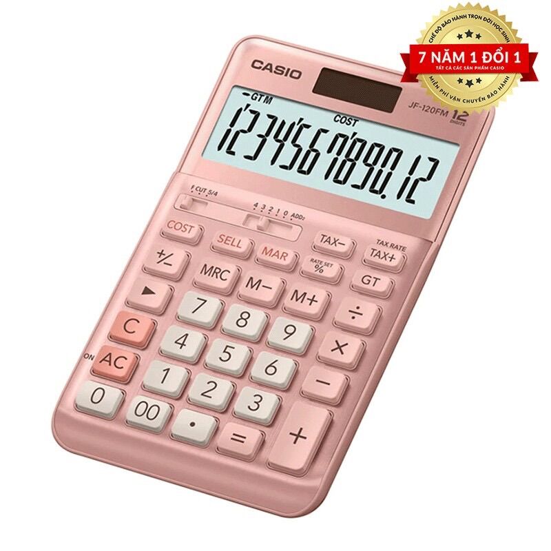 Máy tính casio jf-120fm chính hãng