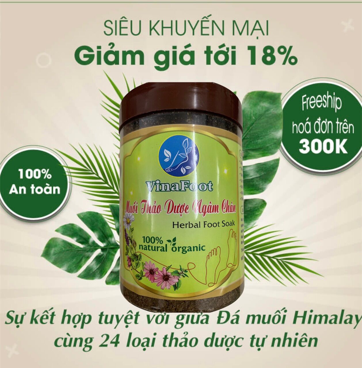 ⚡ giá sỉ ⚡ muối ngâm chân thảo dược, hỗ trợ đau xương khớp và thải độc