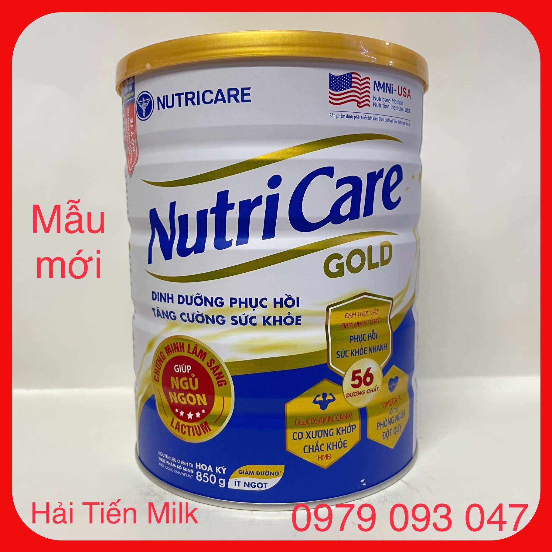 Sữa nutricare gold - lon 850g,date: 10/2025