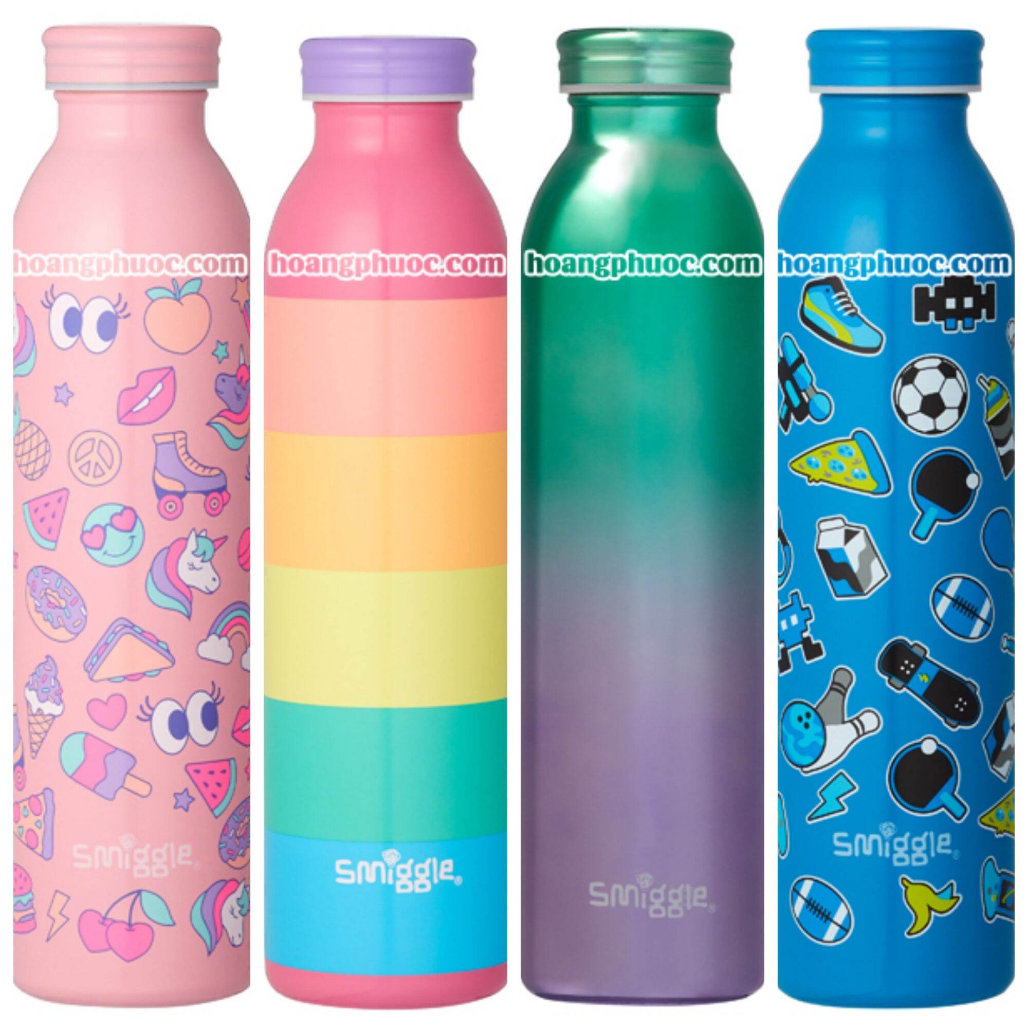 Bình nước Smiggle 600ml - Thép giữ nhiệt Slimline