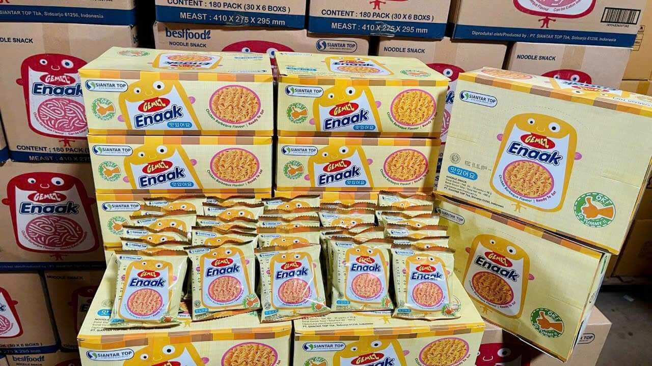 Snack mì ăn liền vị gà