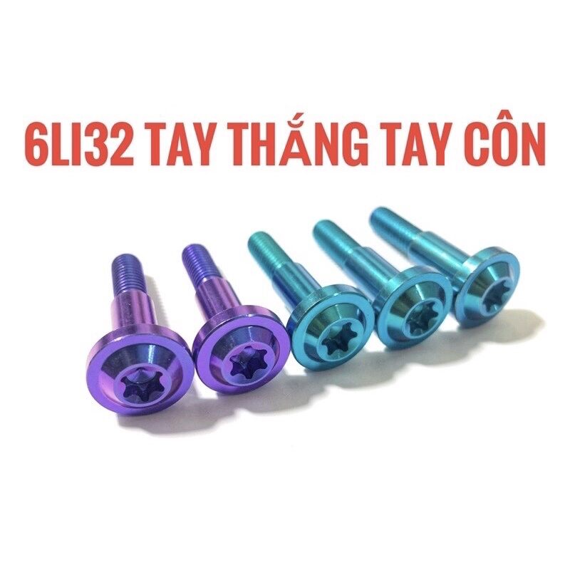ỐC 6LY32 GR5, SALAYA  BẮT TAY THẮNG, TAY CÔN