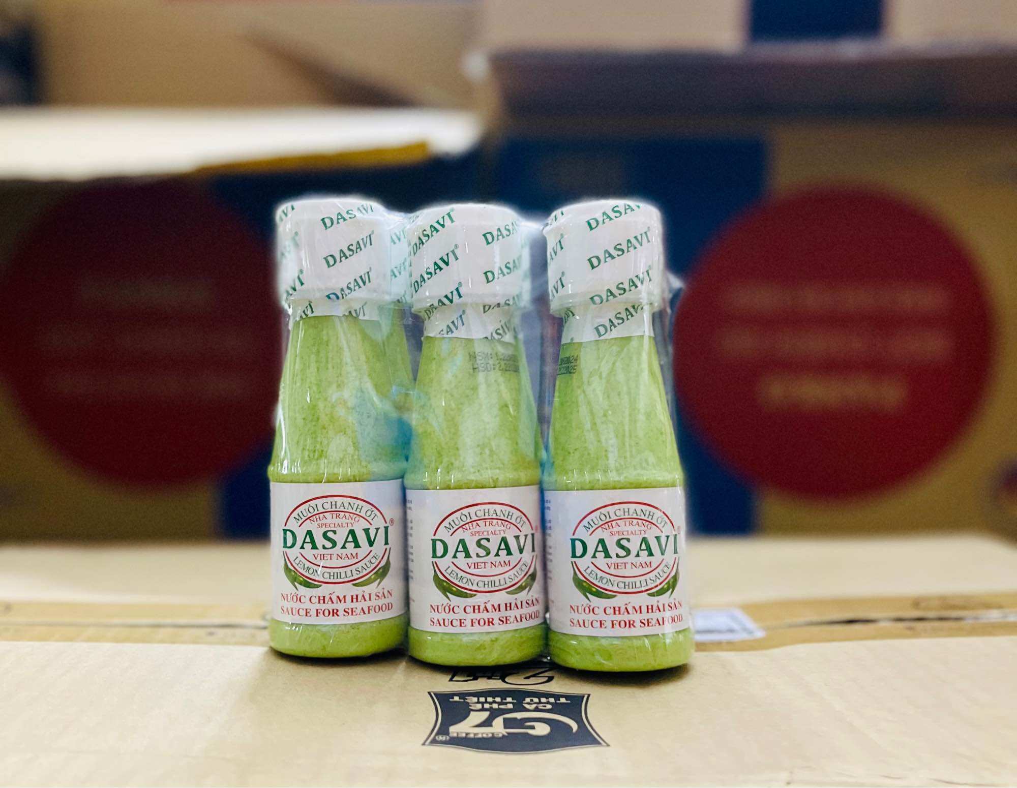 Muối chanh ớt Dasavi chai (130-260g)