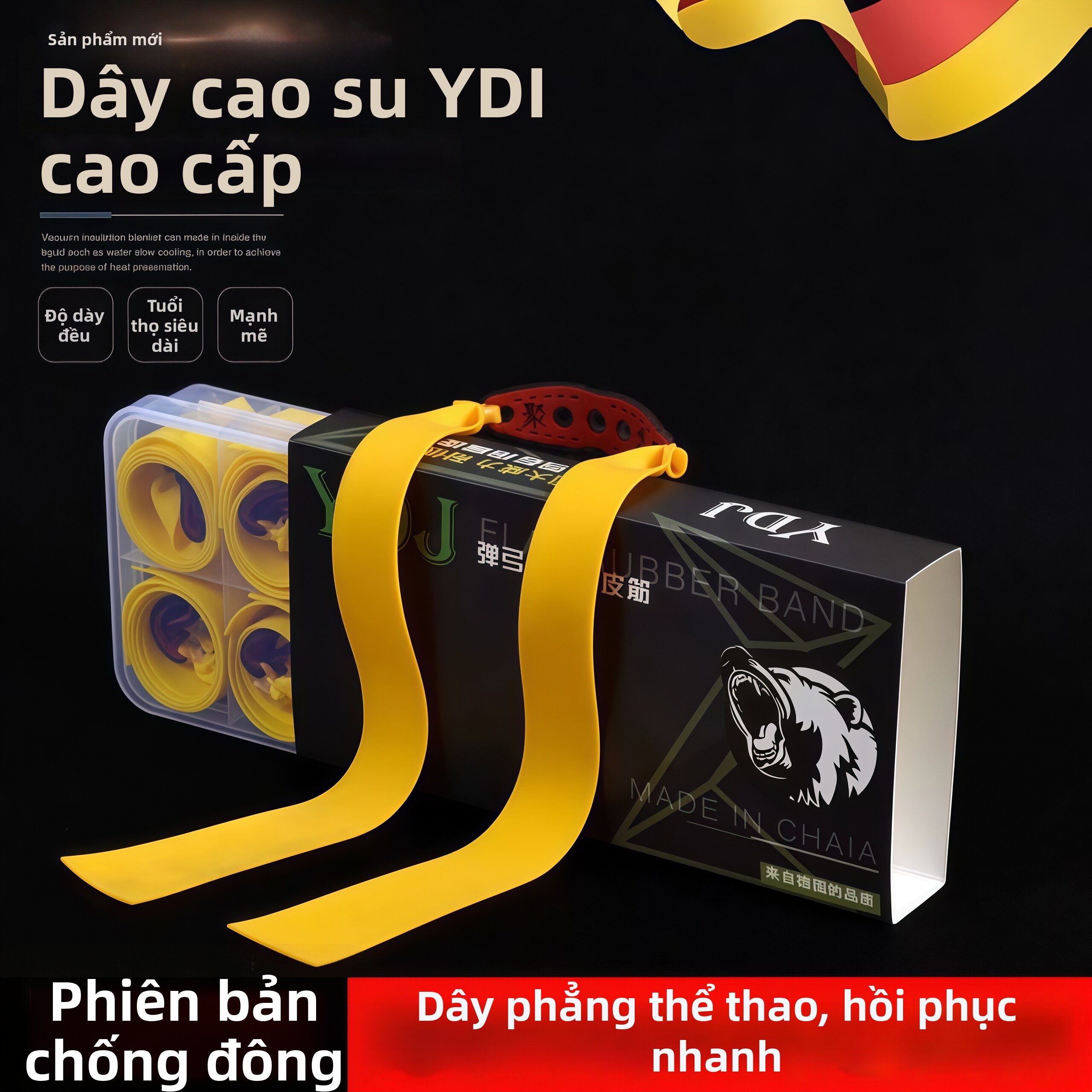 WEVOLA | Dây Thun Rộng Chống Đóng Băng Độ Bền Cao