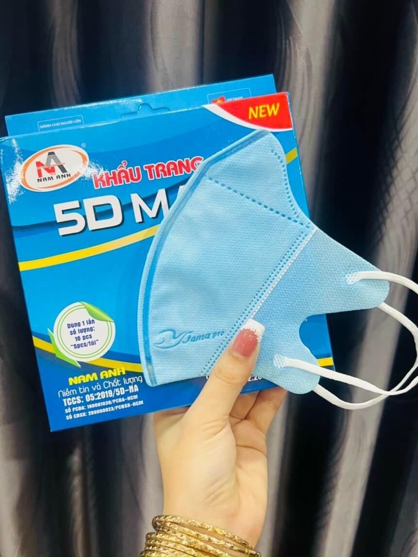 COMBO 100 cái KHẨU TRANG 5D MASK NAM ANH