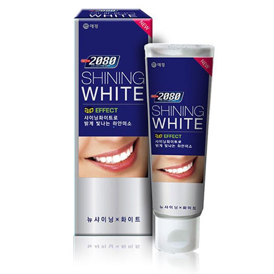 KEM ĐÁNH RĂNG CAO CẤP 2080 SHINING WHITE 3D EFFECT
(Kem làm trắng răng chuyên biệt)