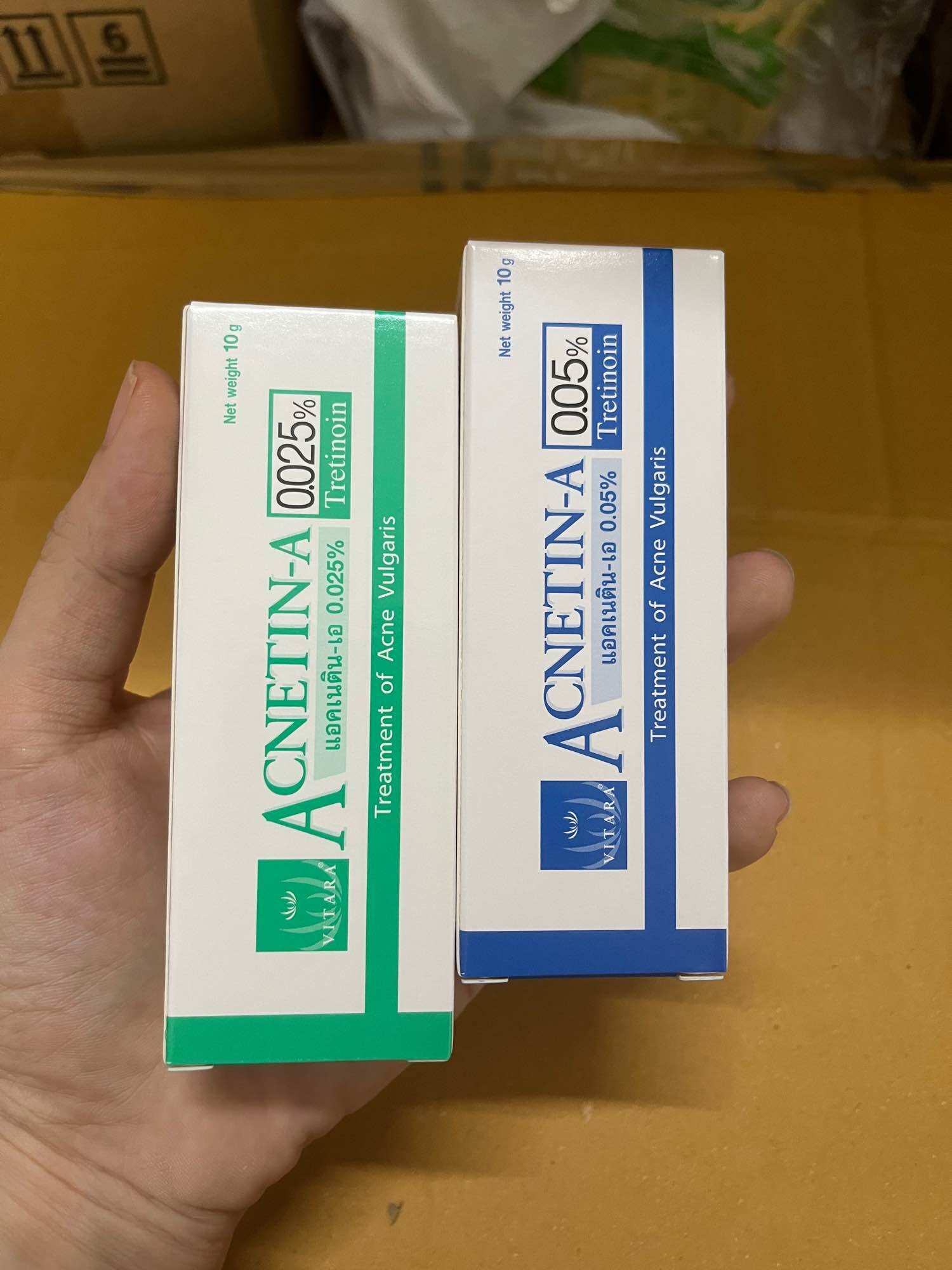 Kem bôi giảm mụn AcnetinA Thái Lan