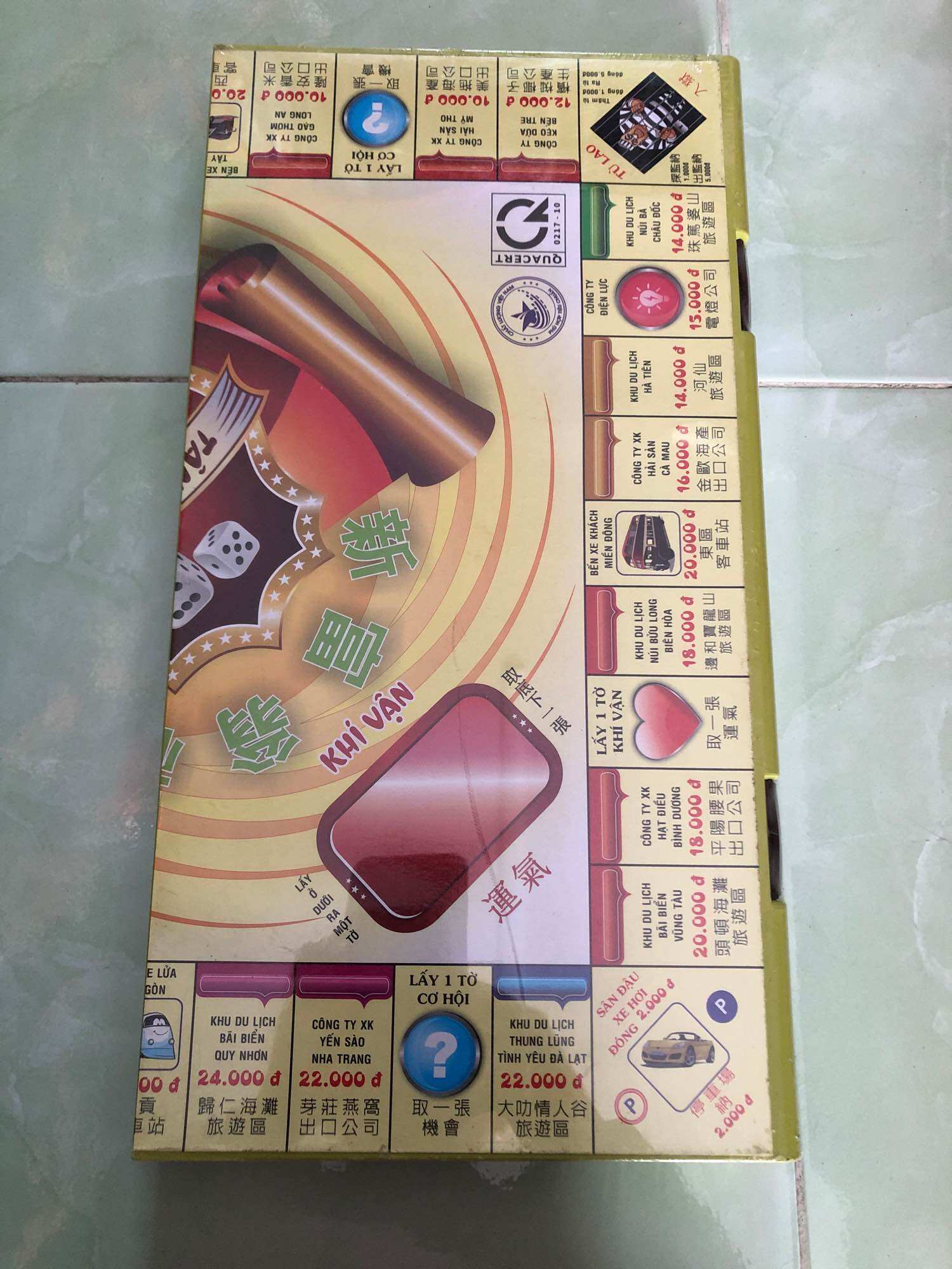 Đồ chơi CỜ TỶ PHÚ cho bé Hộp KIẾNG