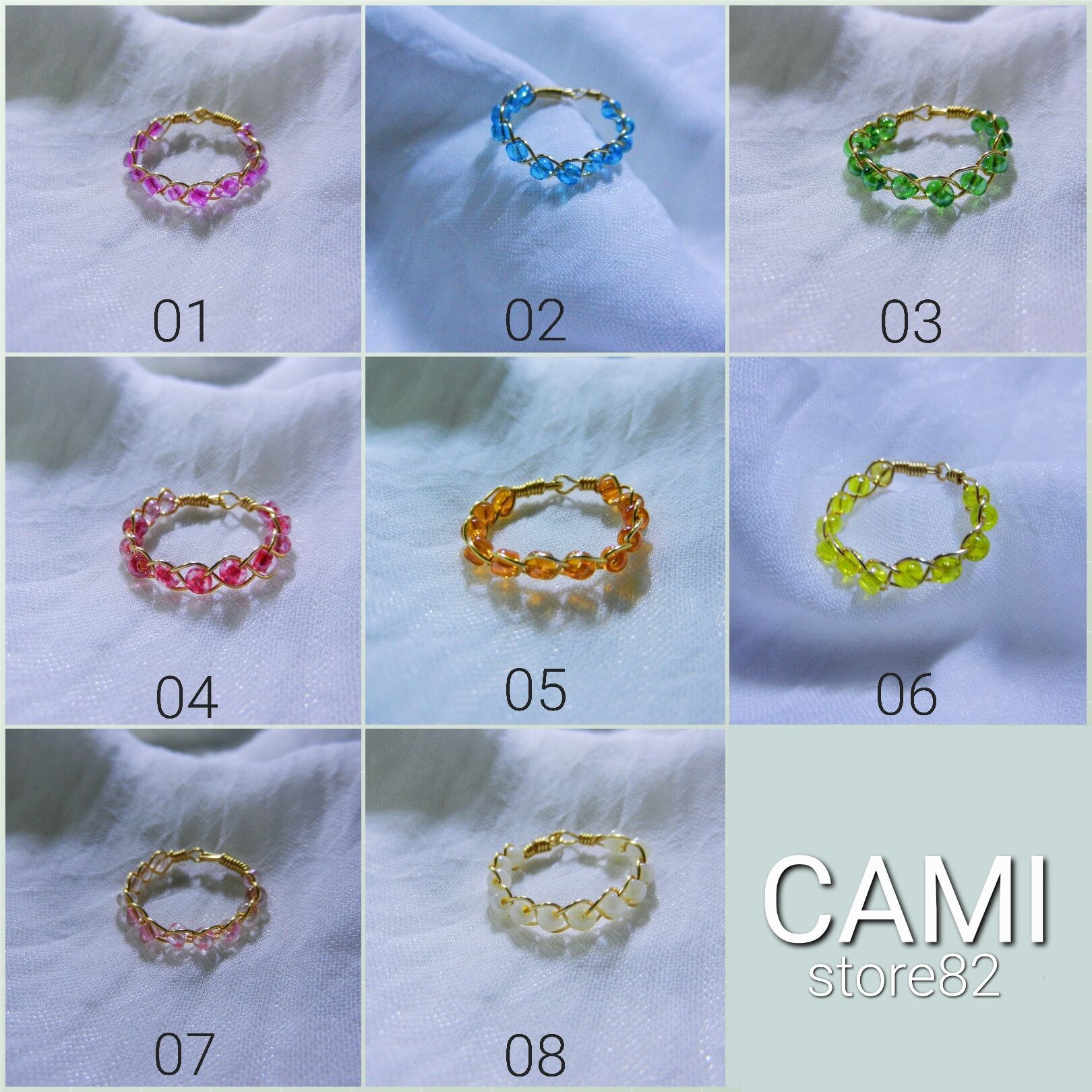 NHẪN handmade nhiều màu