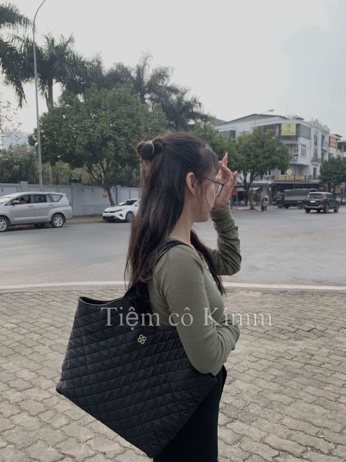 Túi tote trám da mềm ( có ảnh thật)