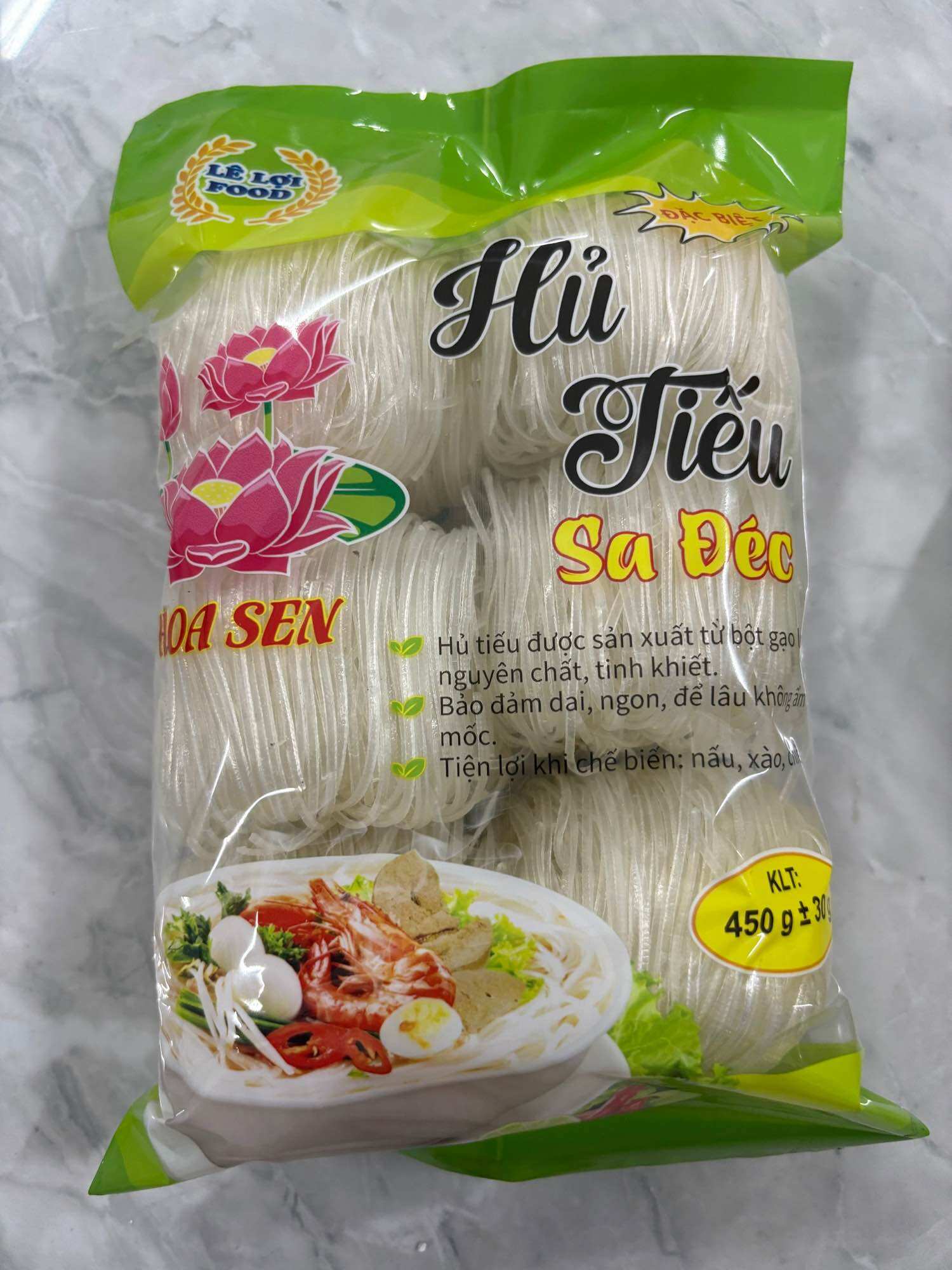 [HCM]1 Gói Hủ Tiếu Sa Đéc 450G Bao Bì Mới