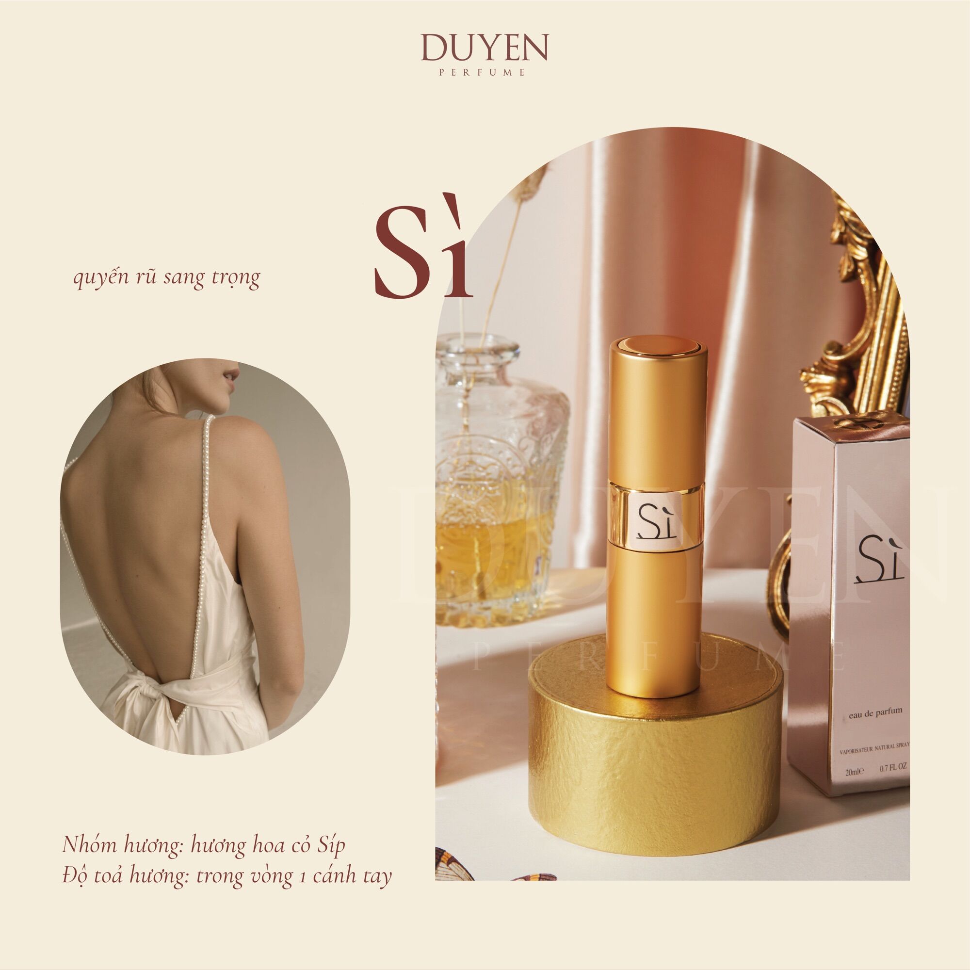 Nước hoa Nữ SÌ Ngọt ngào Thu hút duyenperfume