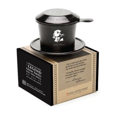 Phin pha cà phê nhôm cao cấp đen Trung Nguyên( HỘP GIẤY ĐẸP)