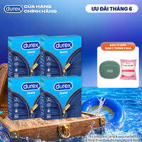 Bộ 4 hộp bao cao su Durex Jeans cơ bản (52.5mm, 3 bao/hộp)
