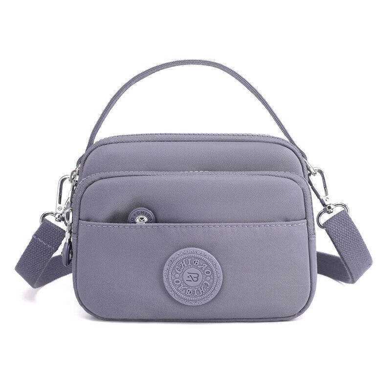 Crossbody Handbag Women's Small Bag Hand Carrying Korean Dual-Use Canvas Mini Bag Waterproof Oxford Cloth Shoulder 2021 New