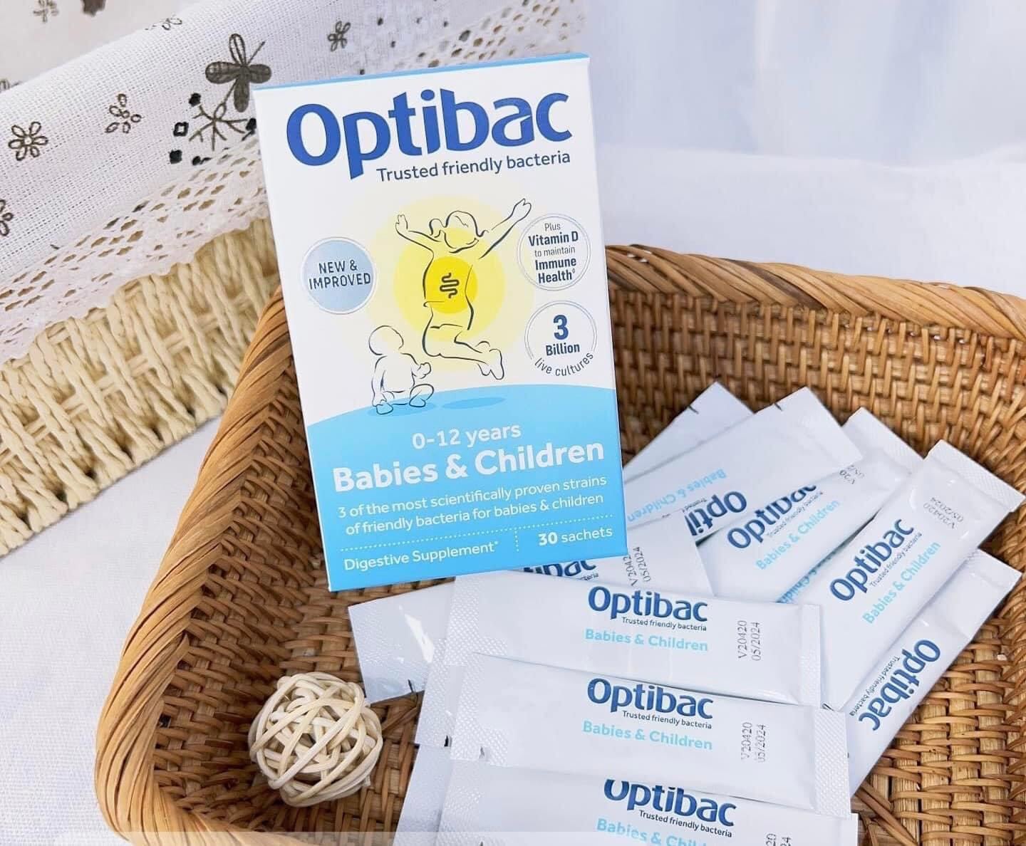 Men Optibac babies and childrend