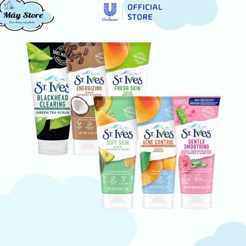 Sữa rửa mặt tẩy tế bào chết St. Ives 170g