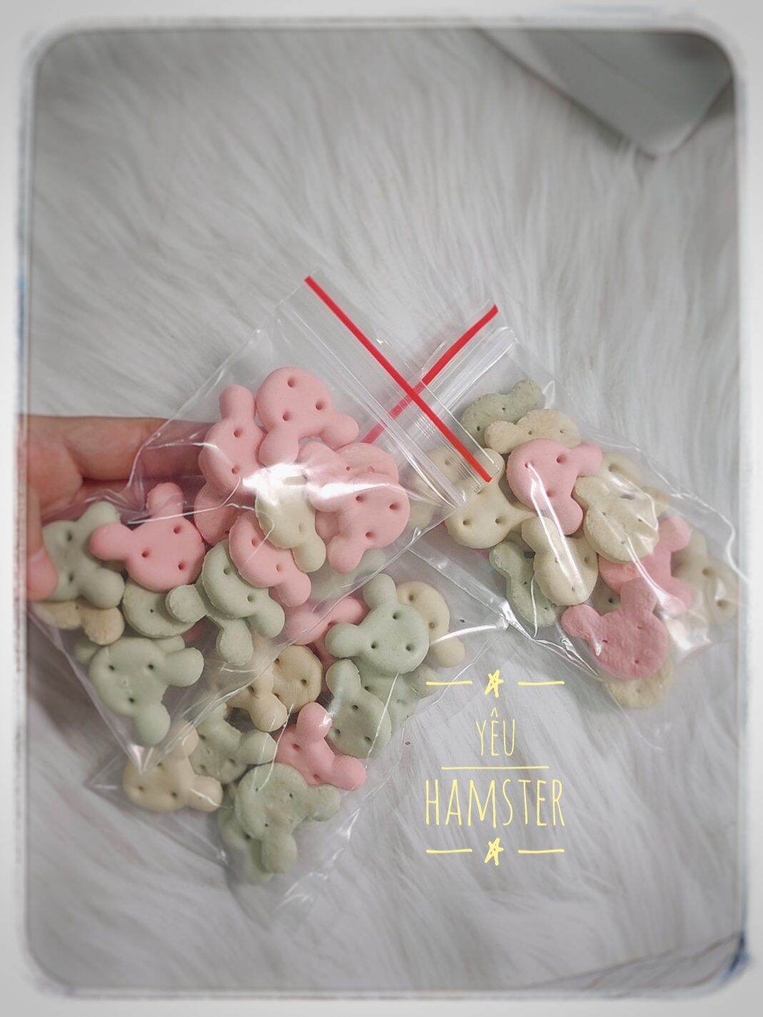 Cookie Gấu- Mài răng siêu thơm dành cho Hamster, thú cưng