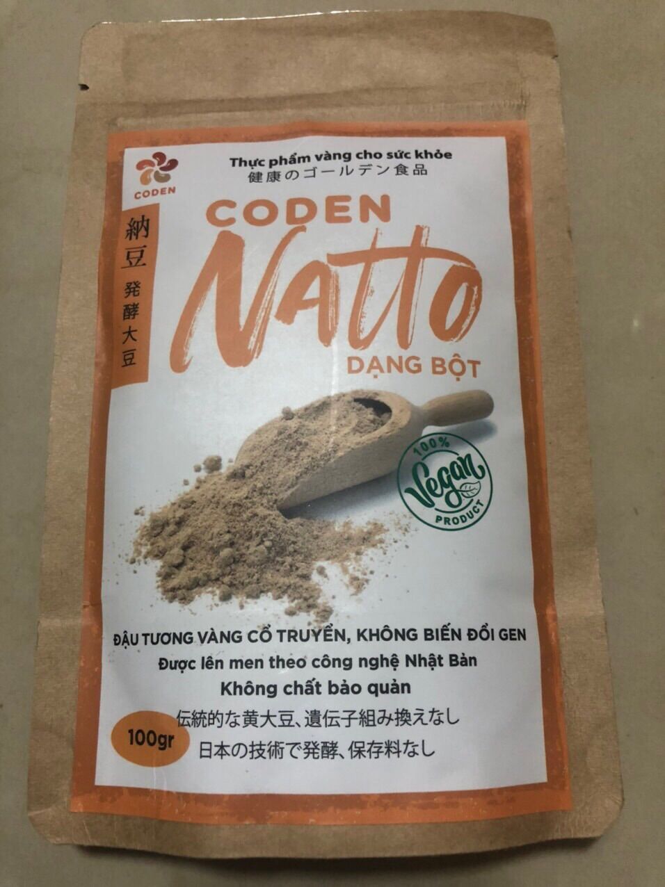 Natto bột đậu tương vàng